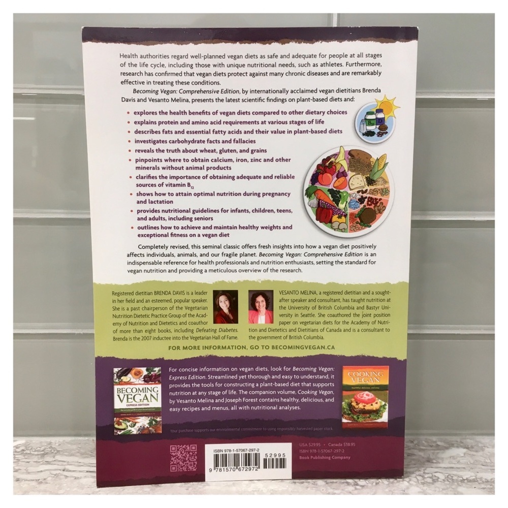 Becoming Vegan Book by Brenda Davis and Vesanto Melina - Picture 2 of 2
